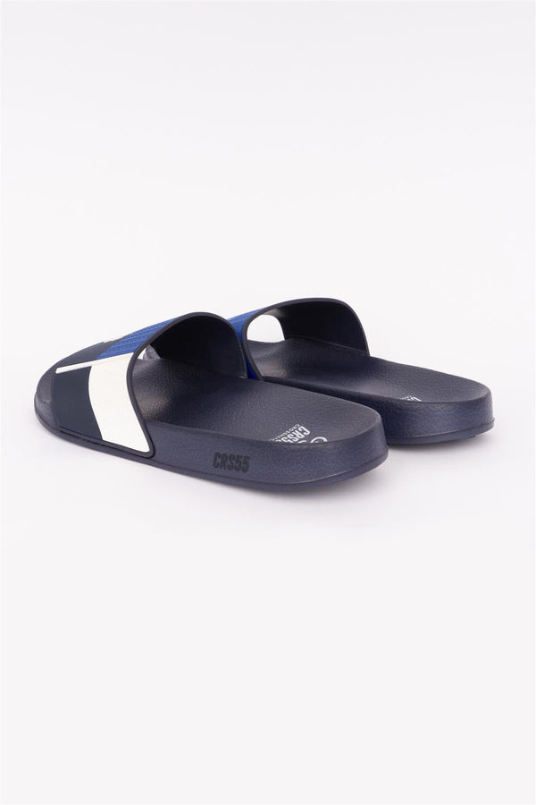 Crosshatch Rentrays Sliders Navy/Blue
