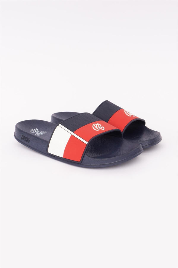 crosshatch Rentrays Sliders Red/Navy