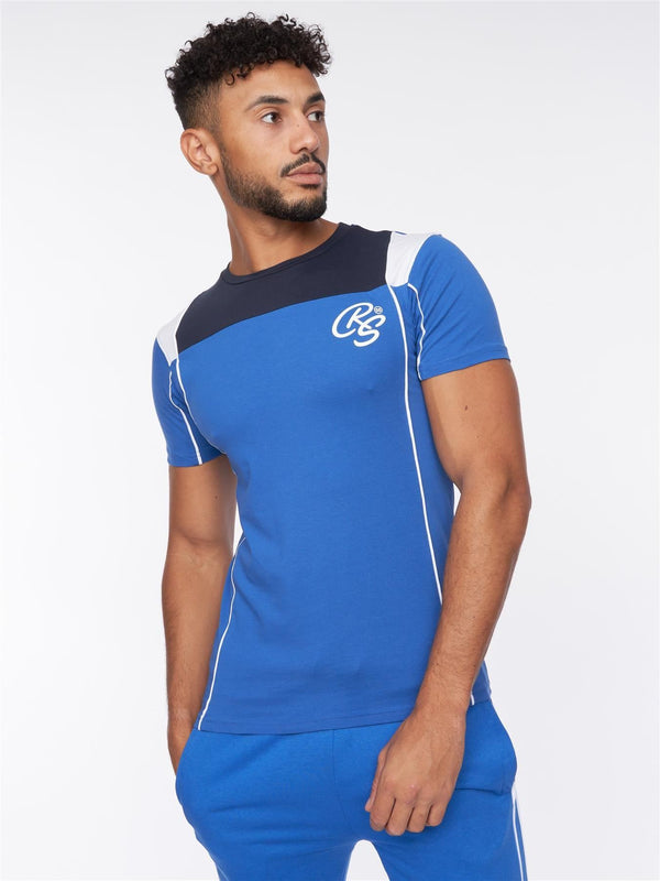 Crosshatch Rentrays T-Shirt/Shorts Set Blue