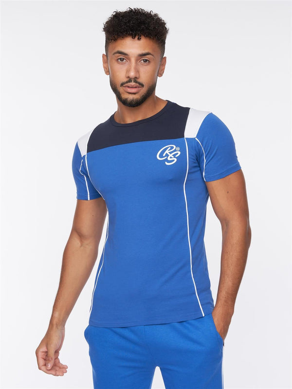 Crosshatch Rentrays T-Shirt/Shorts Set Blue