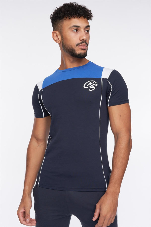Crosshatch Rentrays T-Shirt/Shorts Set Navy