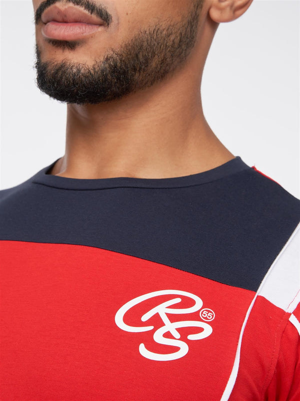 Crosshatch Rentrays T-Shirt/Shorts Set Red