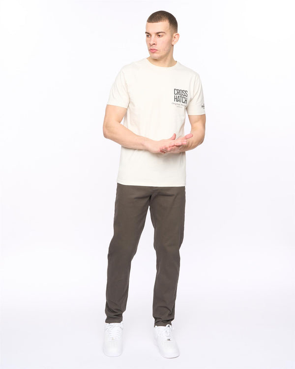 Crosshatch Roysden Chinos Khaki