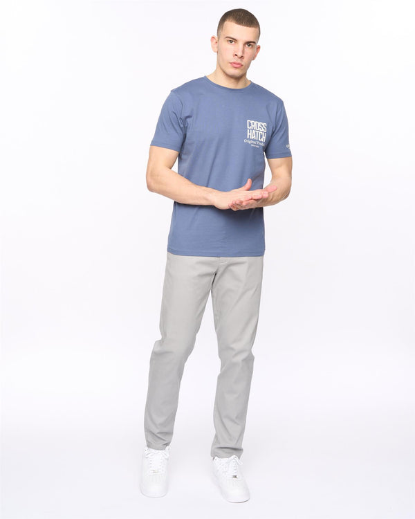 Crosshatch Roysden Chinos Light Grey
