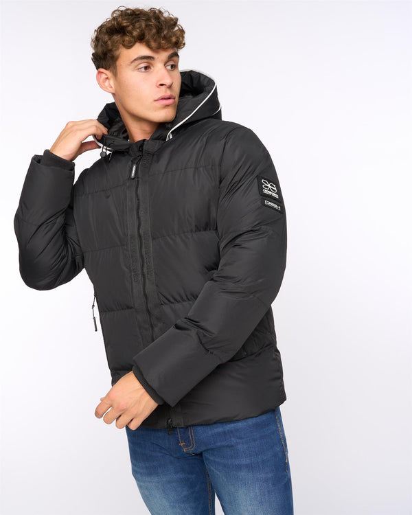 Crosshatch Sandbox Hooded Jacket Black