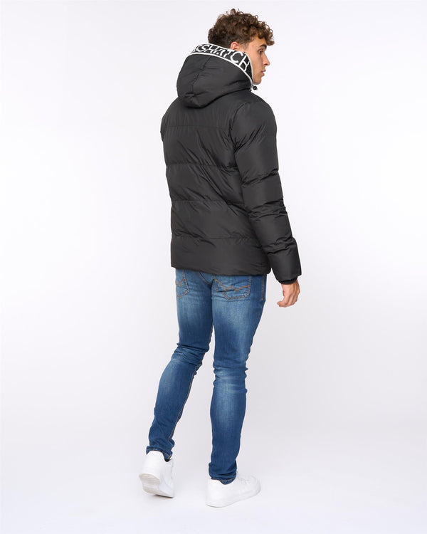 Crosshatch Sandbox Hooded Jacket Black