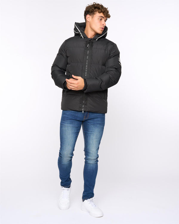 Crosshatch Sandbox Hooded Jacket Black