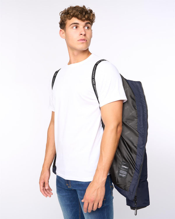 Crosshatch Sandbox Hooded Jacket Navy