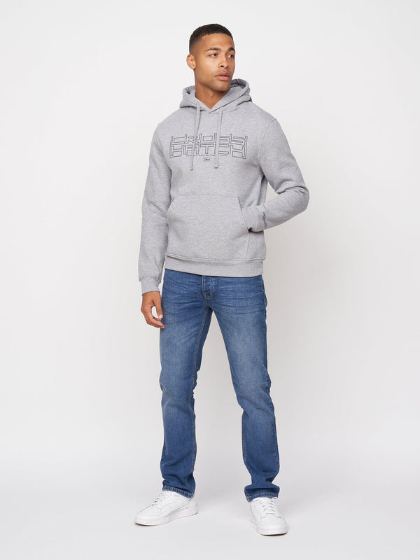 Crosshatch Scouts Hoodie Grey Marl