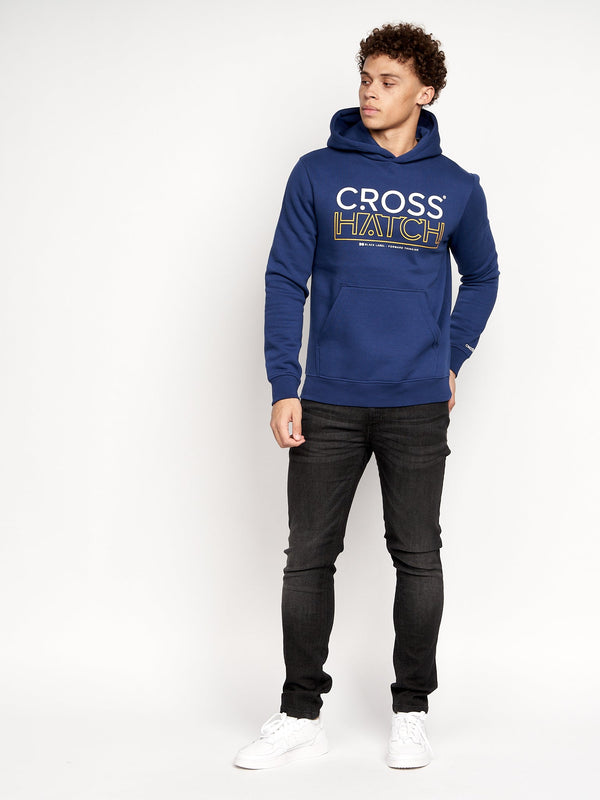 Crosshatch Shardo Hoodie 2pk Navy/Grey Marl