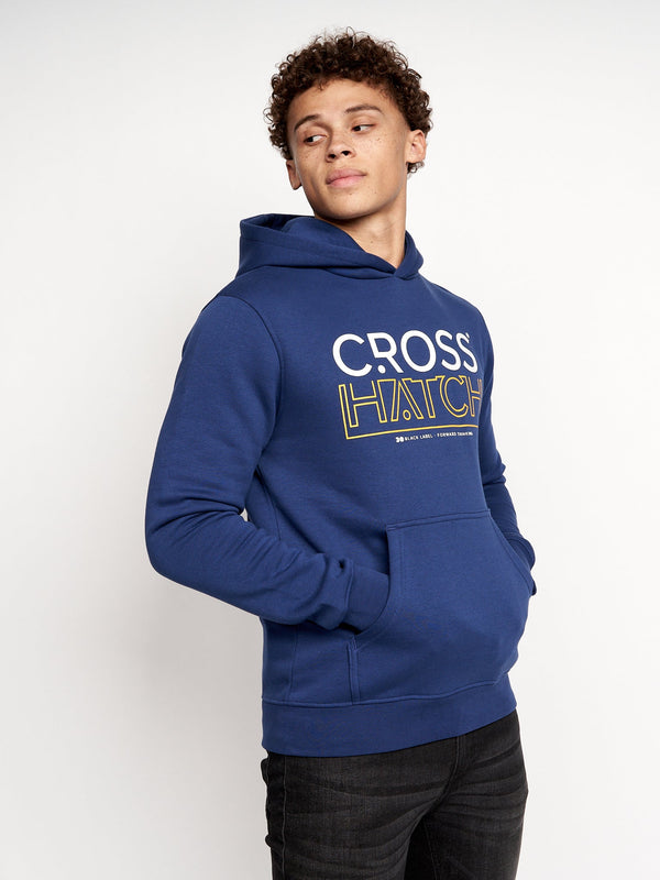 Crosshatch Shardo Hoodie 2pk Navy/Grey Marl