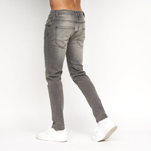 Crosshatch Sheldons Slim Fit Jeans Light Grey