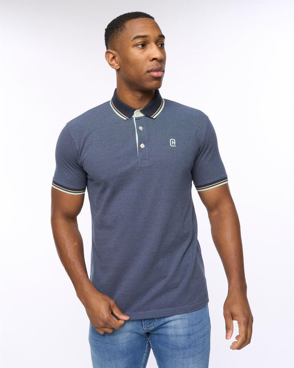 Crosshatch Shellworth Polo Navy