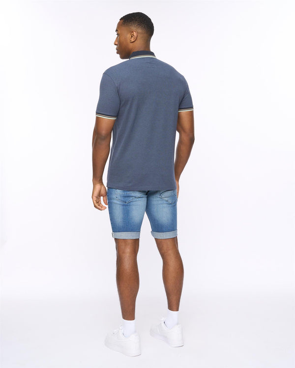Crosshatch Shellworth Polo Navy