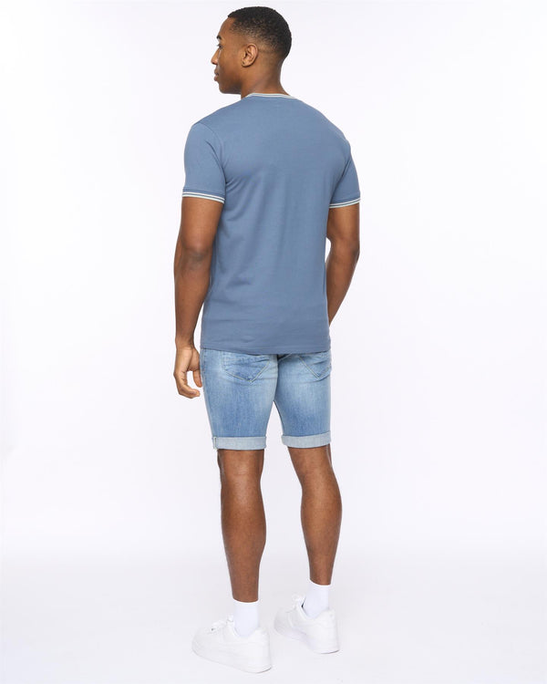 Crosshatch Shellworth T-Shirt Denim