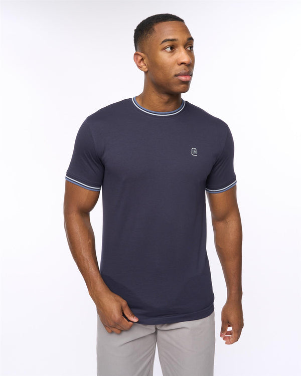 Crosshatch Shellworth T-Shirt Navy