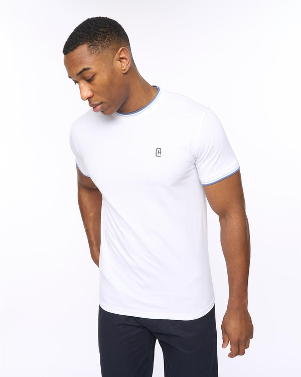 crosshatch Shellworth T-Shirt White