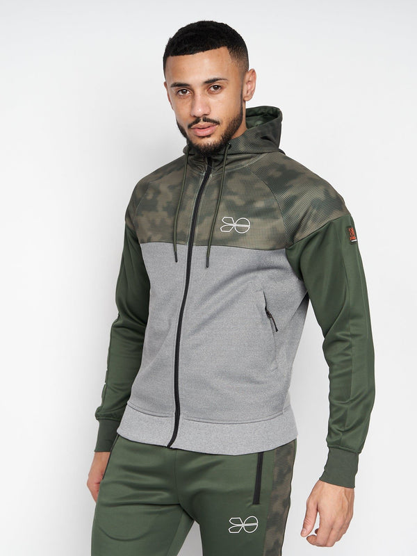 Crosshatch Shenmoore Tracktop Dark Green