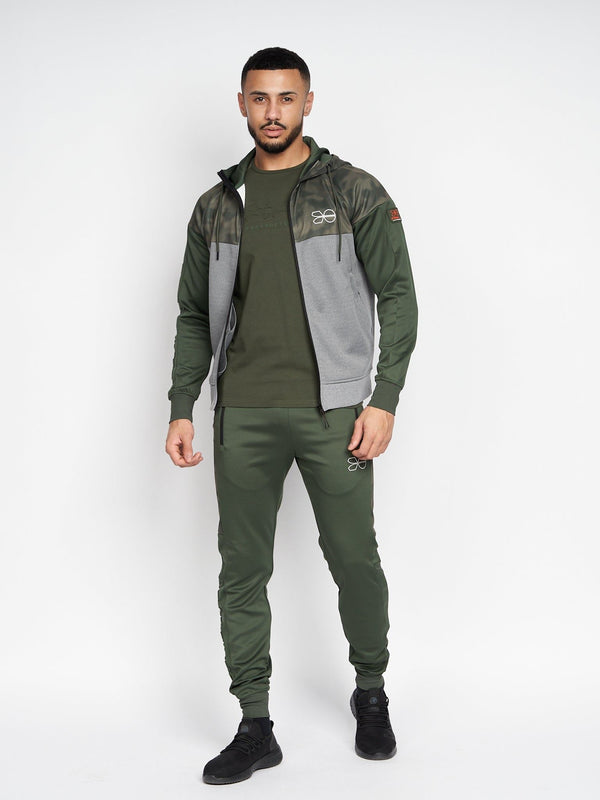 Crosshatch Shenmoore Tracktop Dark Green