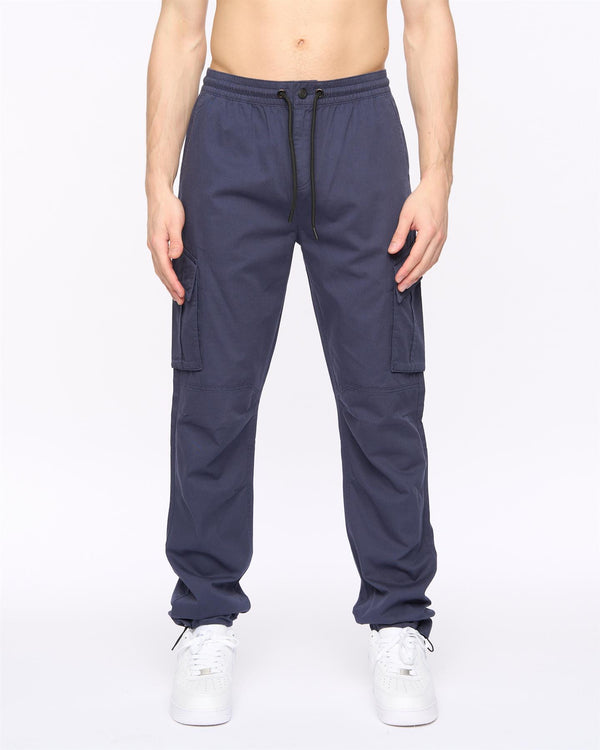 Crosshatch Sidemoore Cargo Pants Navy