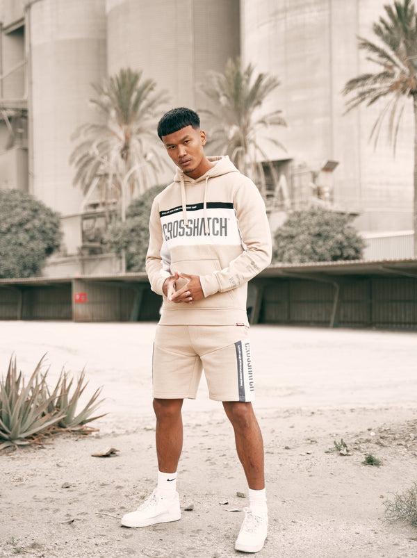 Crosshatch Silomane Hoodie Stone