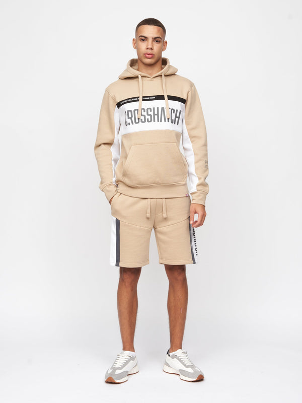 Crosshatch Silomane Hoodie Stone