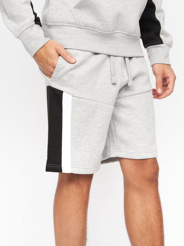 crosshatch Silomane Shorts Grey Marl