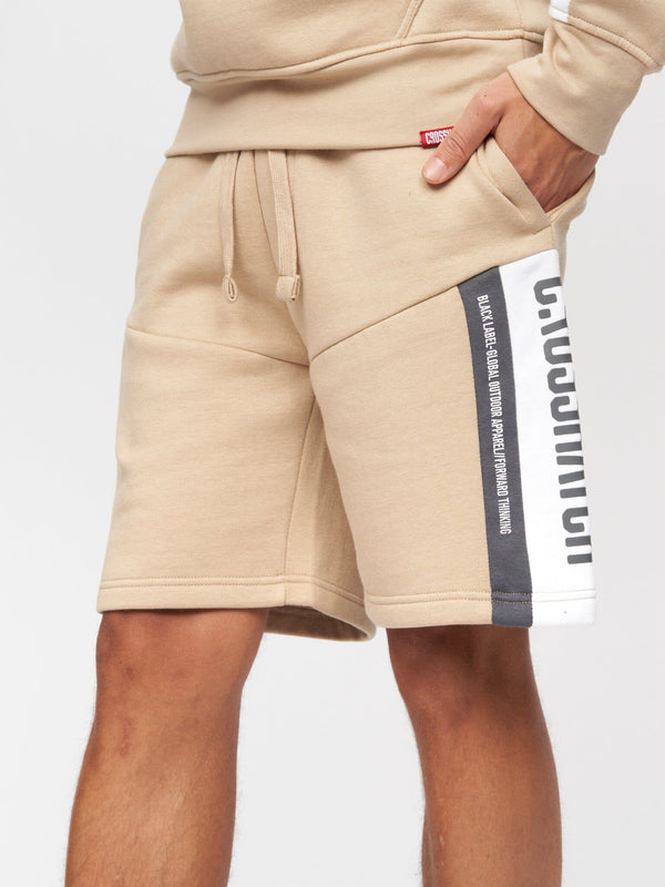 Crosshatch Silomane Shorts Stone