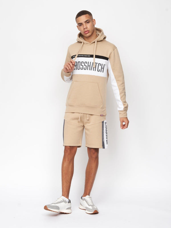 Crosshatch Silomane Shorts Stone