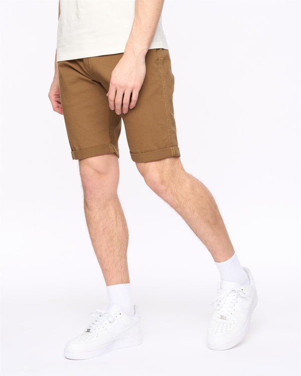 Crosshatch Sinwood Chino Shorts Cinnamon