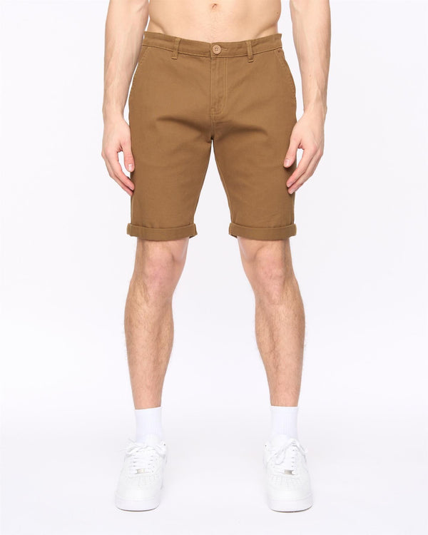 Crosshatch Sinwood Chino Shorts Cinnamon