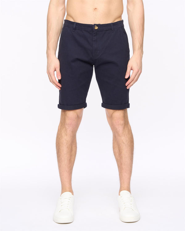 Crosshatch Sinwood Chino Shorts Navy