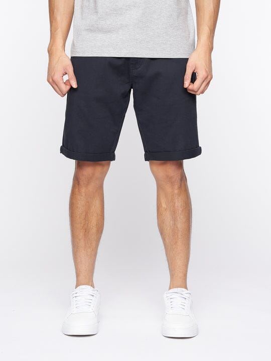 crosshatch Sinwood Chino Shorts Navy