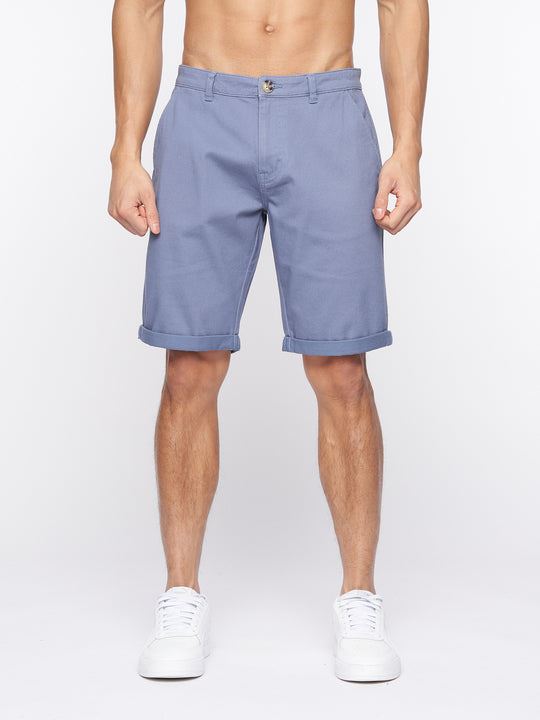 crosshatch Sinwood Chino Shorts Pale Blue