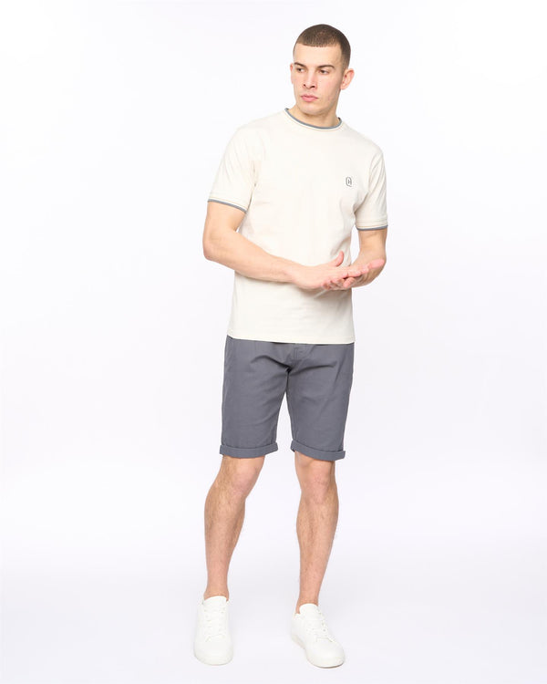 Crosshatch Sinwood Chino Shorts Petrol