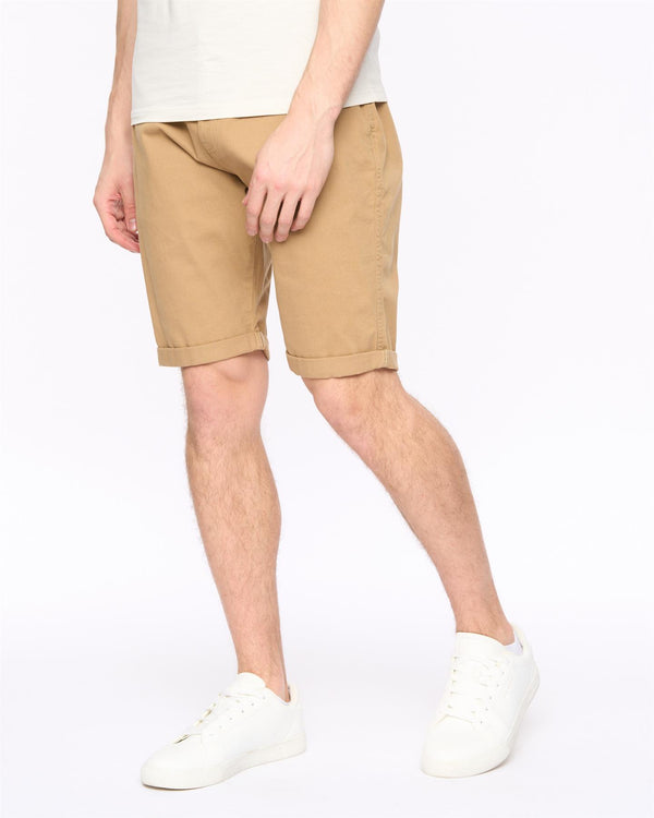 Crosshatch Sinwood Chino Shorts Sand