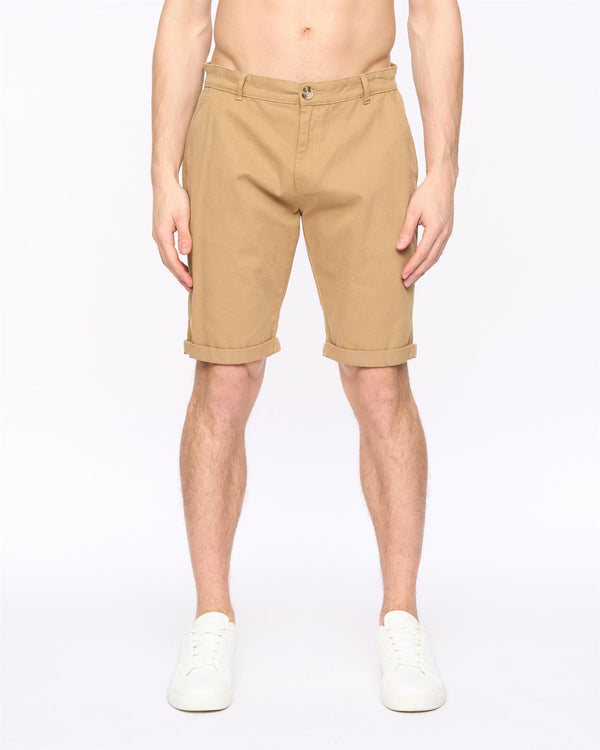 Crosshatch Sinwood Chino Shorts Sand