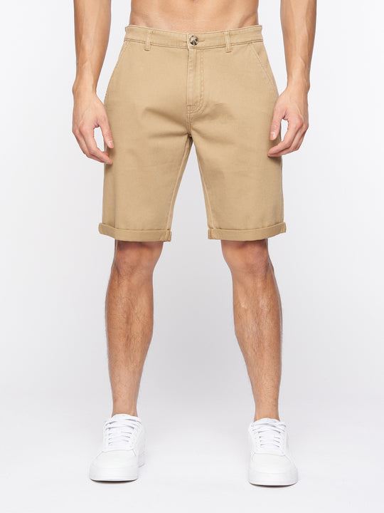 crosshatch Sinwood Chino Shorts Sand