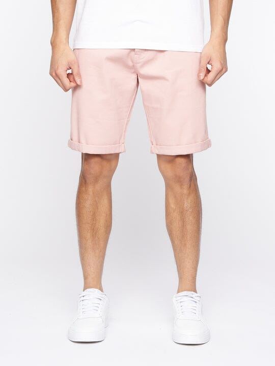 crosshatch Sinwood Chino Shorts Soft Pink
