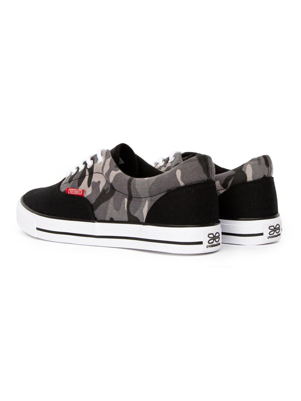 Crosshatch Skywalk Canvas Pumps Black Camo