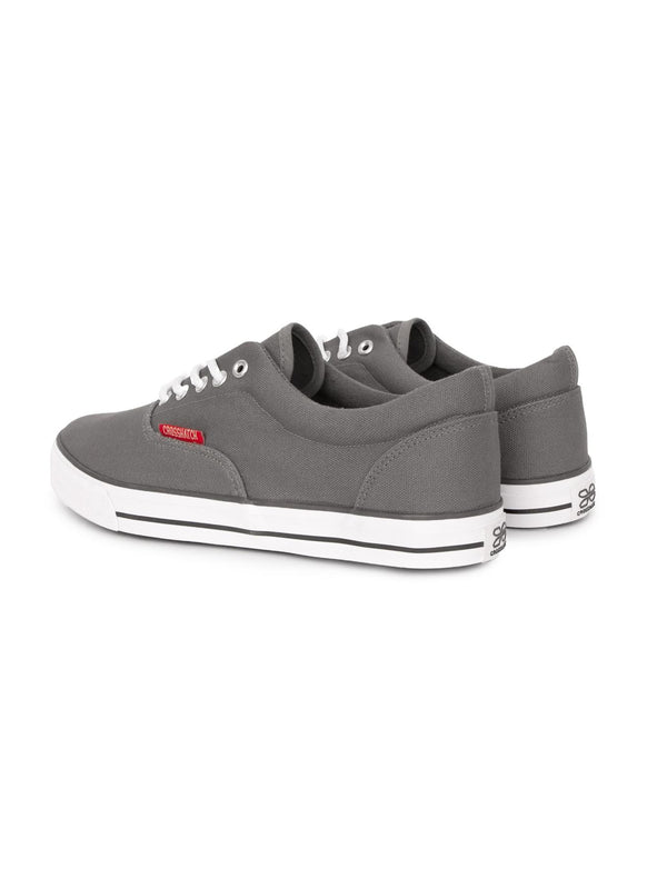 Crosshatch Skywalk Canvas Pumps Grey