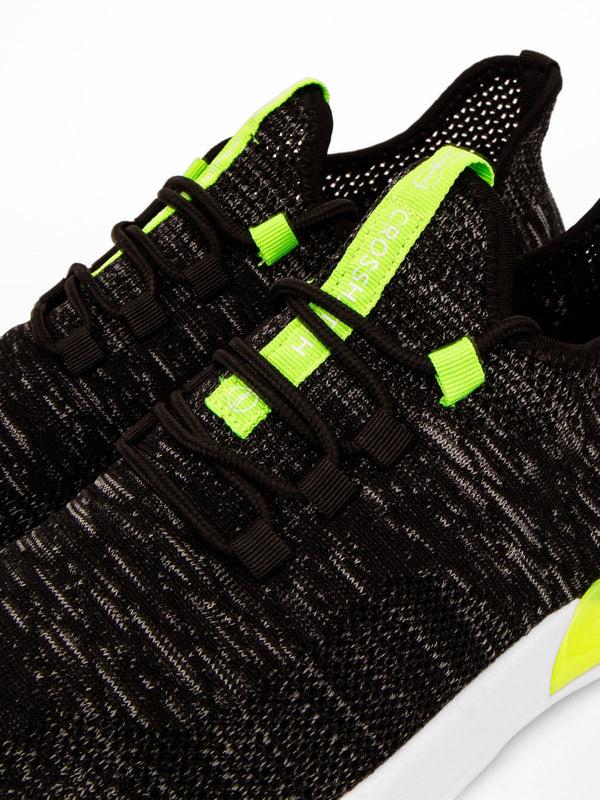 Crosshatch Smitlay MVE Trainers Black/Green