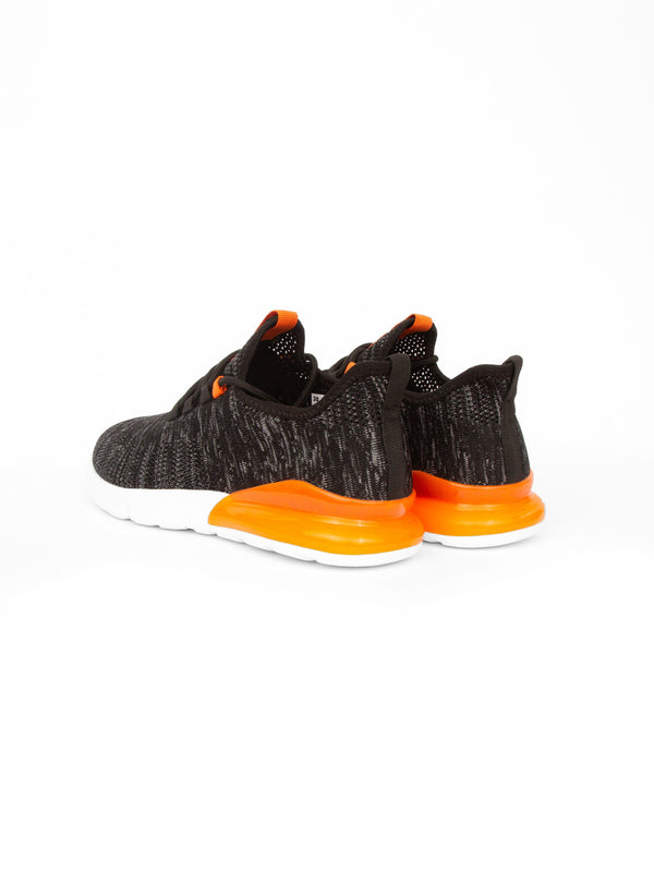 Crosshatch Smitlay MVE Trainers Black/Orange