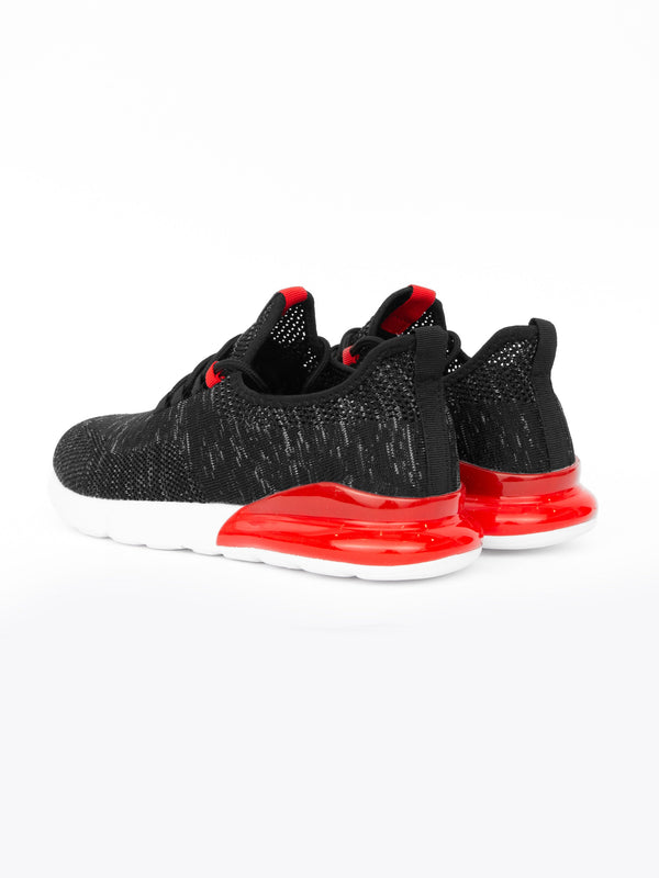 Crosshatch Smitlay MVE Trainers Black/Red