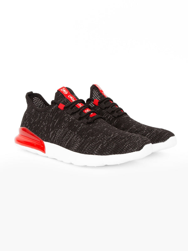 Crosshatch Smitlay MVE Trainers Black/Red