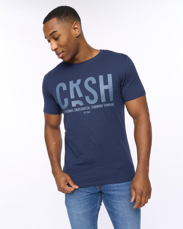 Crosshatch Solari T-Shirt Navy