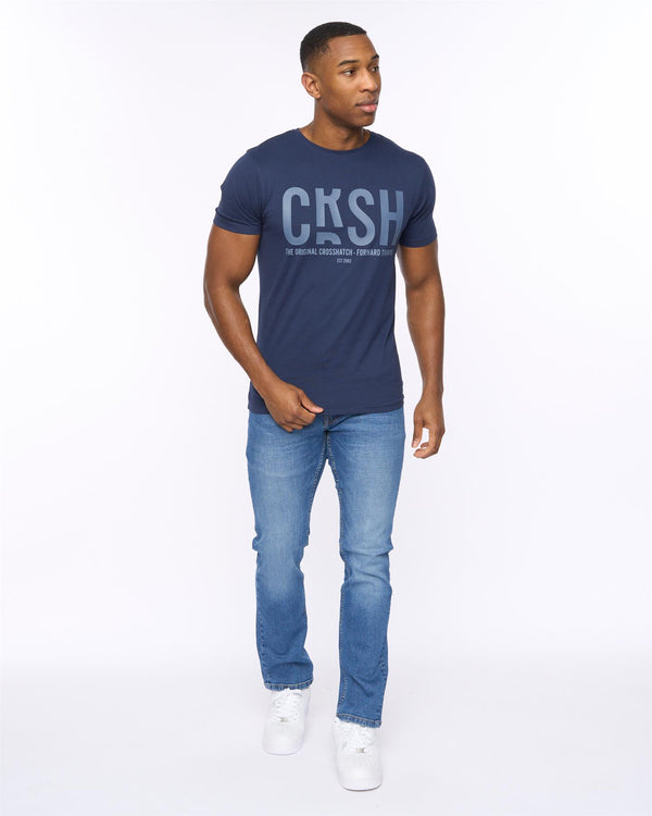 Crosshatch Solari T-Shirt Navy
