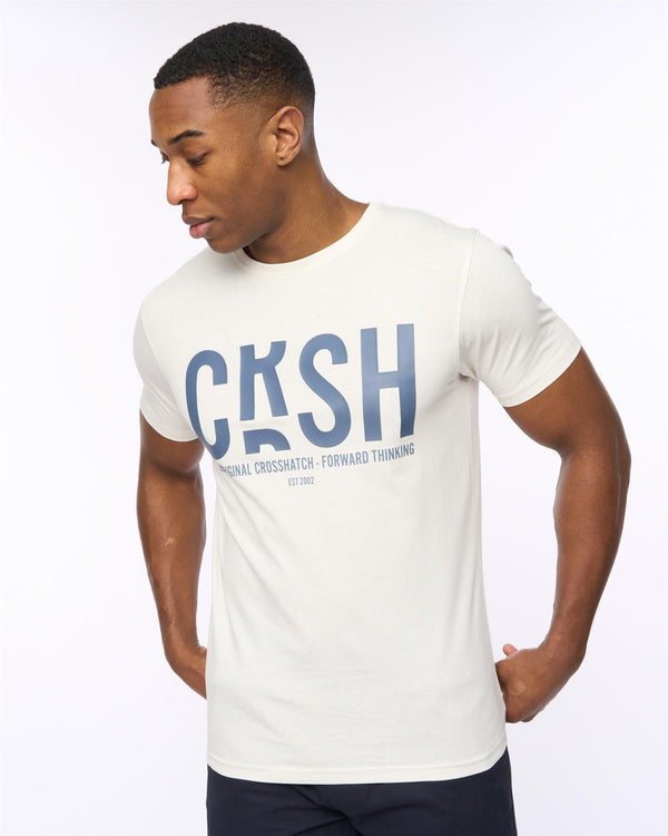 Crosshatch Solari T-Shirt Off White