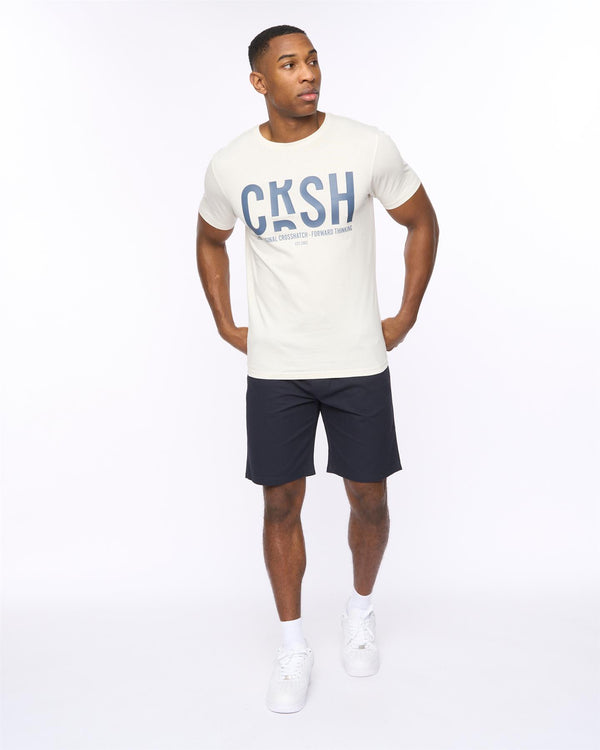 Crosshatch Solari T-Shirt Off White
