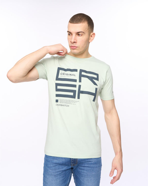 Crosshatch Squarebox T-Shirt Mint
